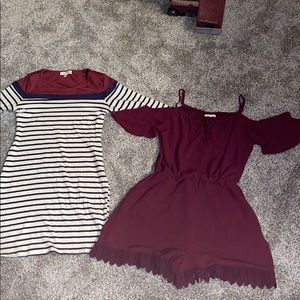 2/$15 Dress & Romper Duo